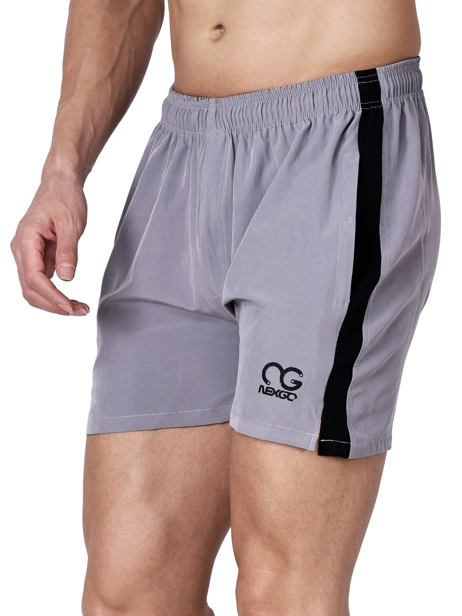 NEXGO Men’s Rapid-Dry Athletic Shorts with Side Pockets