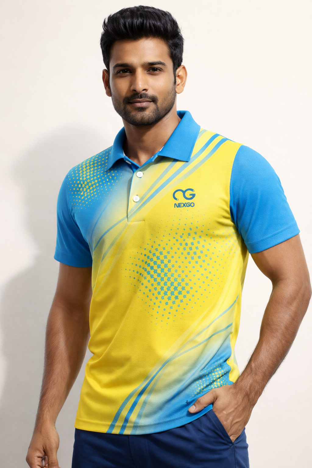 Badminton Yellow Tshirt 1